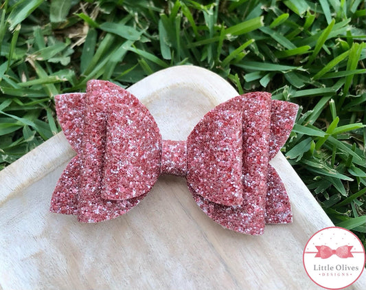 BRICK GLITTER BOW