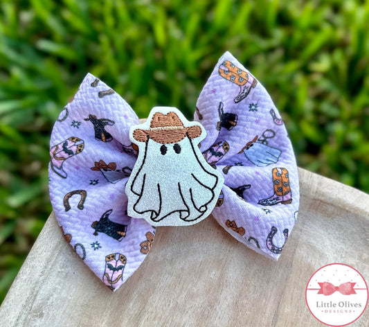 COWBOY GHOSTIE FELTIE BOW