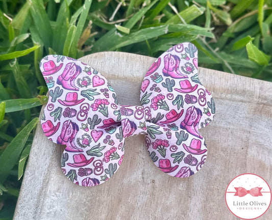 COWGIRL BUTTERFLY BOW