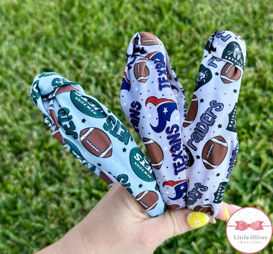 FOOTBALL KNOTTED HEADBAND