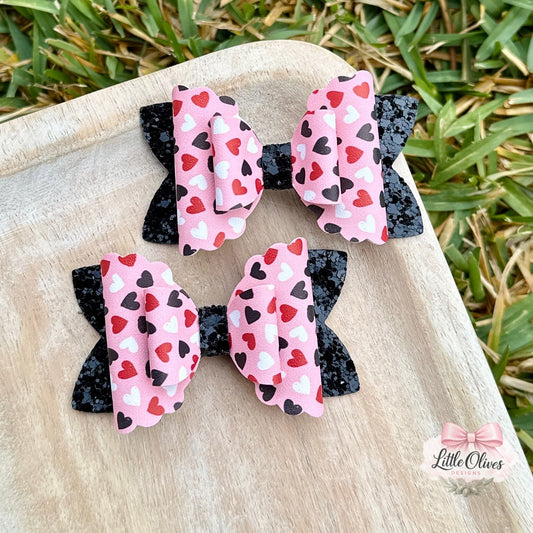 MINI HEARTS PIGGY SET