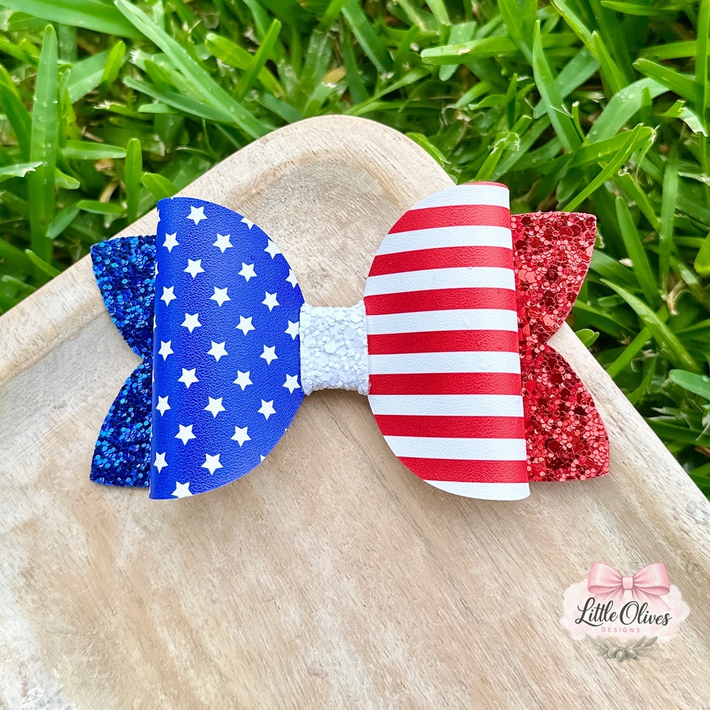 USA FLAG BOW (NEW)