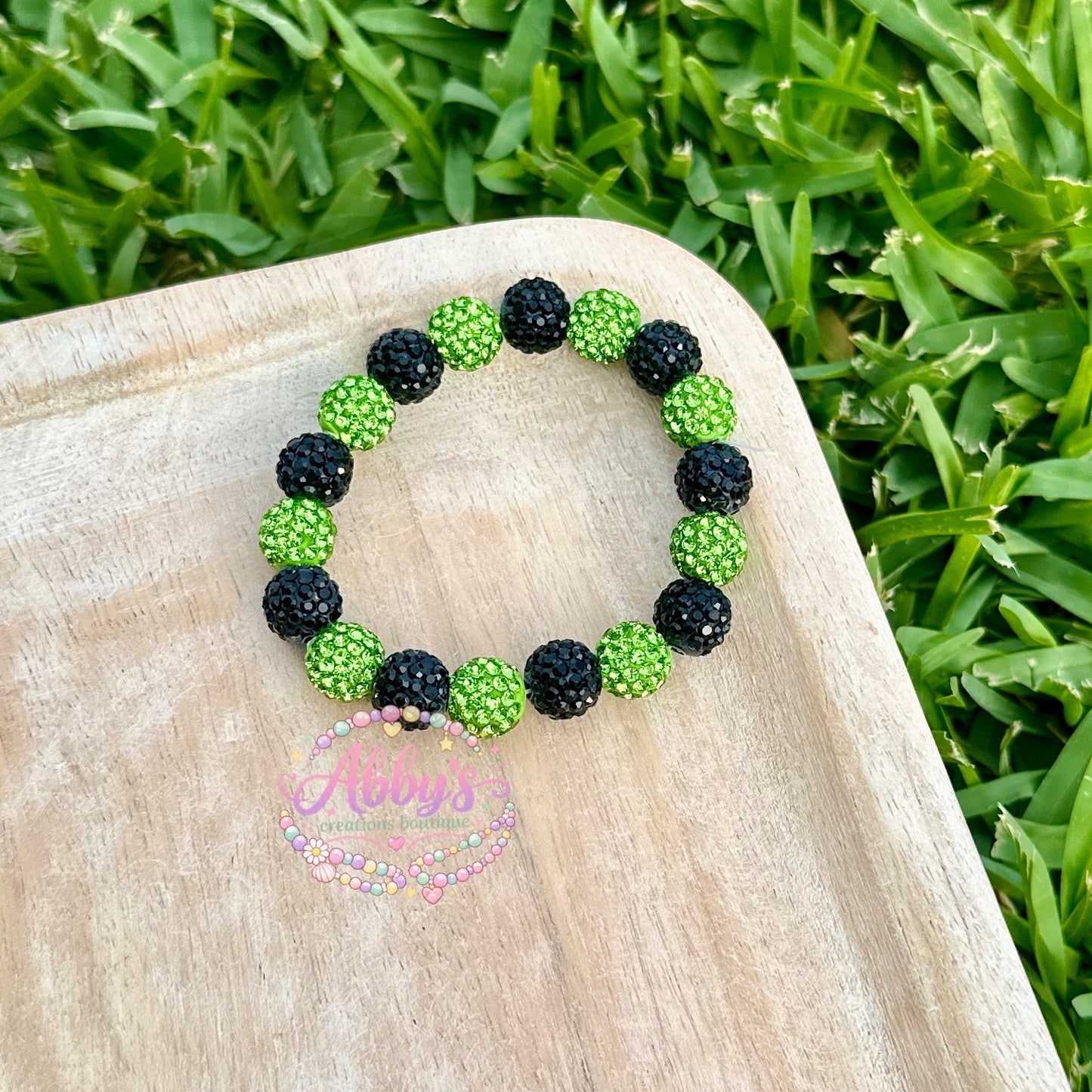 GREEN & BLACK DRIP BRACELET