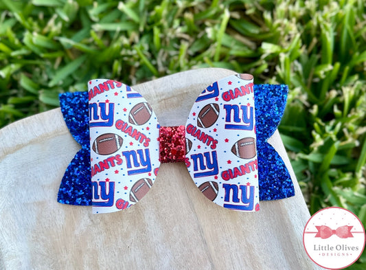 NY GIANTS BOW