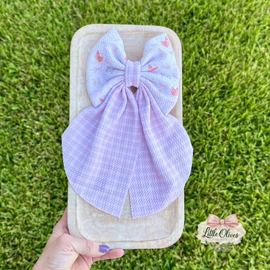 PETAL PINK CHICKEN SAILOR BOW