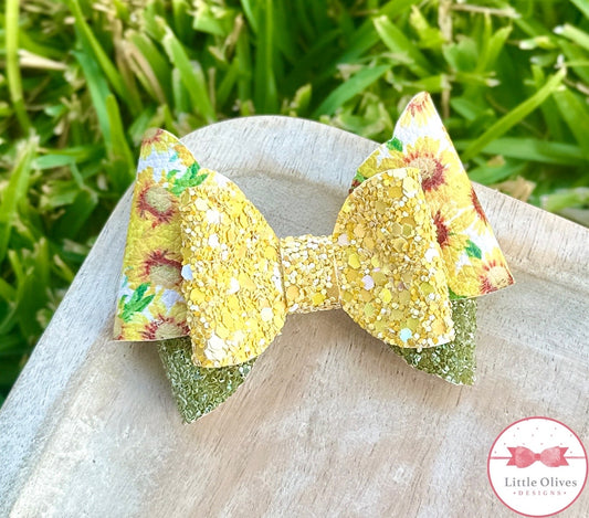 SUNFLOWER ABBY BOW