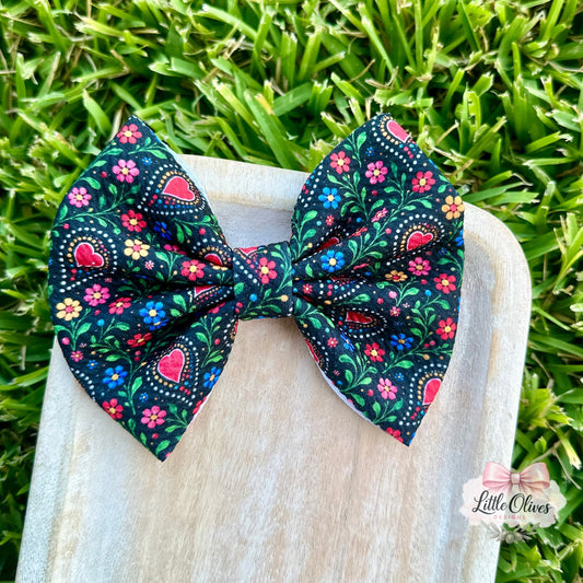 VIANA BLACK BOW OR SCRUNCHIE