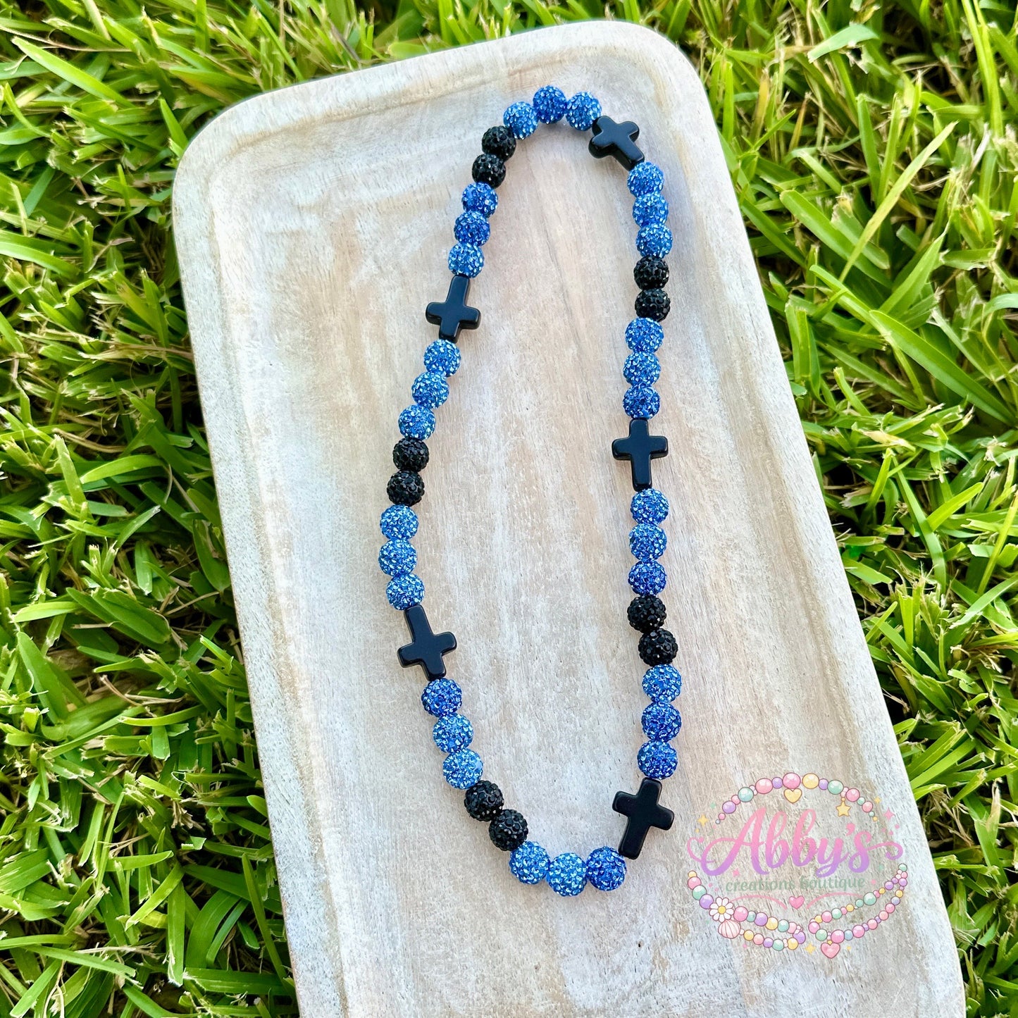 BLUE BLACK CROSS DRIP