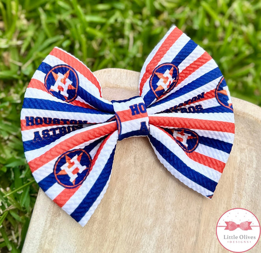 ASTRO STRIPE BOW OR SCRUNCHIE