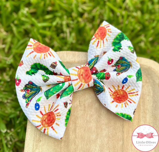 HUNGRY CATERPILLAR BOW OR SCRUNCHIE