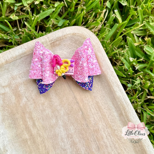 PINK ABC CLAY ABBY BOW (Copy)