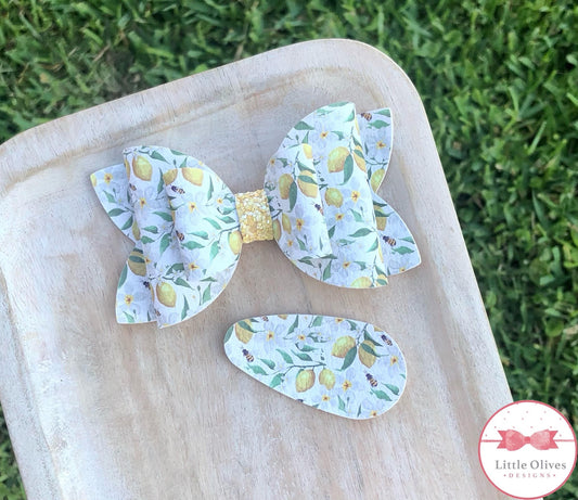 LEMONS & BEES BOW