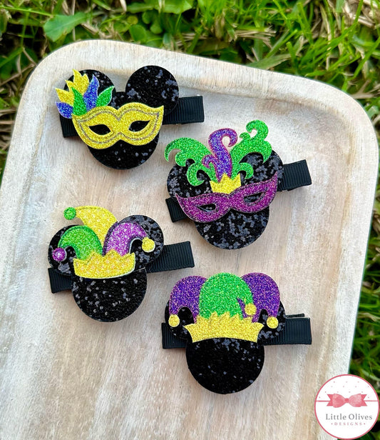 MARGI GRAS MOUSE CLIPS