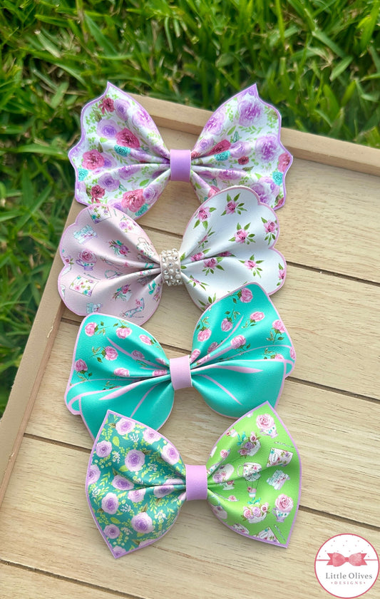 FLORAL PINCH BOWS