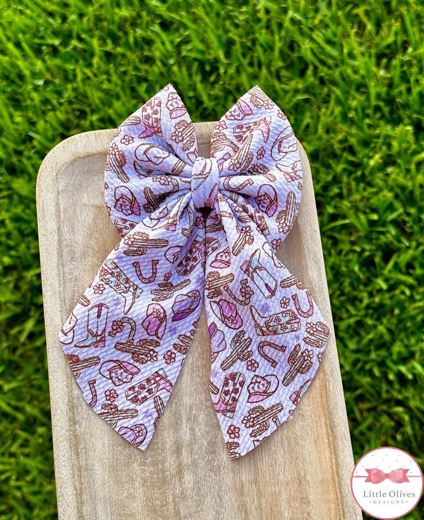 PINK RODEO GIRL SAILOR BOW