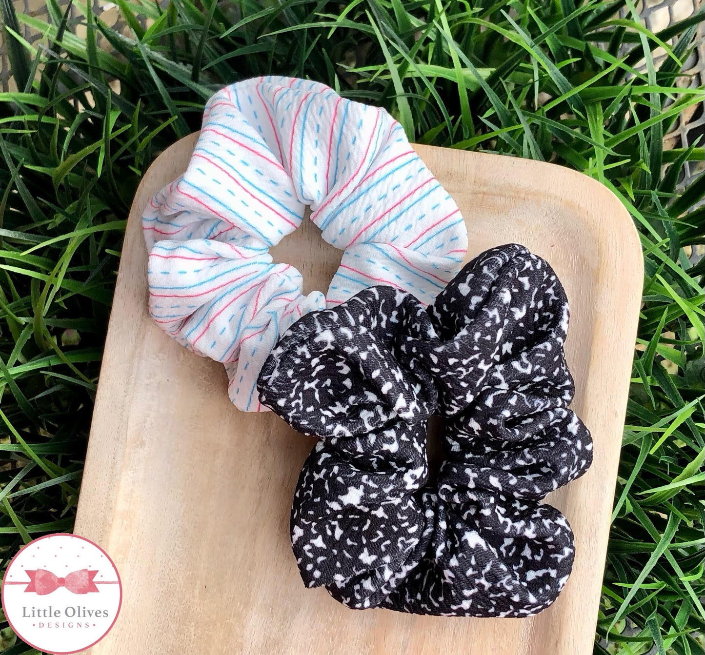 COMPOSITION BOOK SCRUNCHIE - 2PC SET