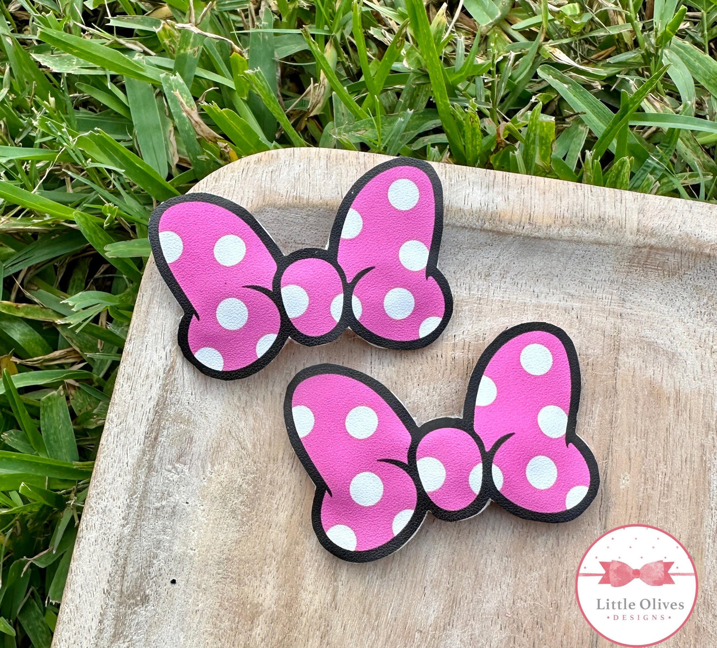 MOUSE BOW SNAP CLIPS