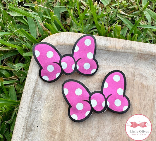 MOUSE BOW SNAP CLIPS