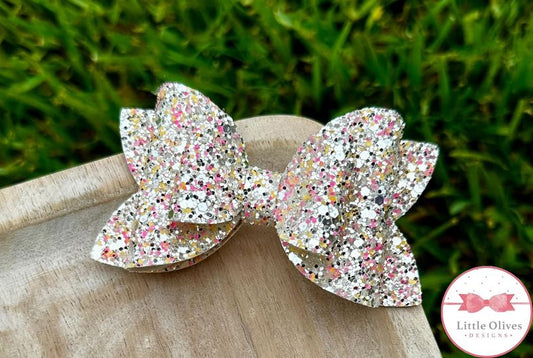 SPARKLY GLITTER BOW