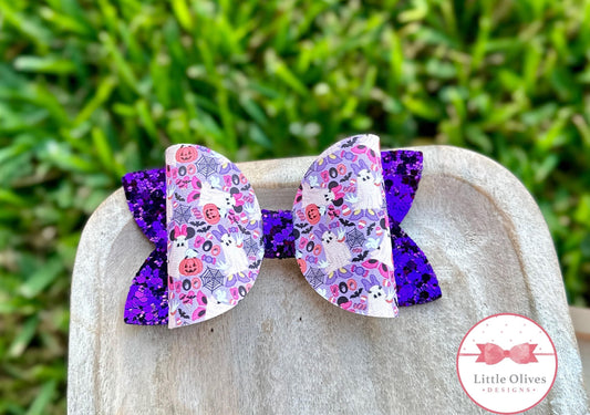 SPOOKY MINNIE & DAISY BOW