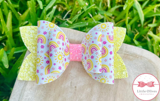 SUNSHINE & RAINBOWS BOW