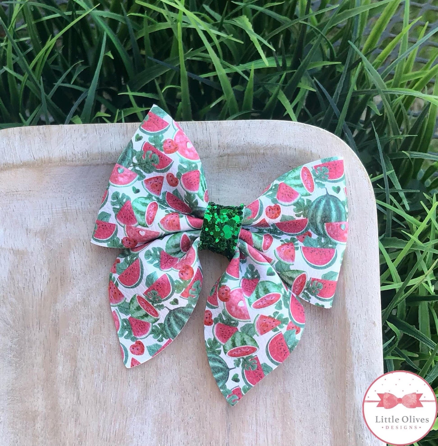 WATERMELON PATCH SAILOR BOW