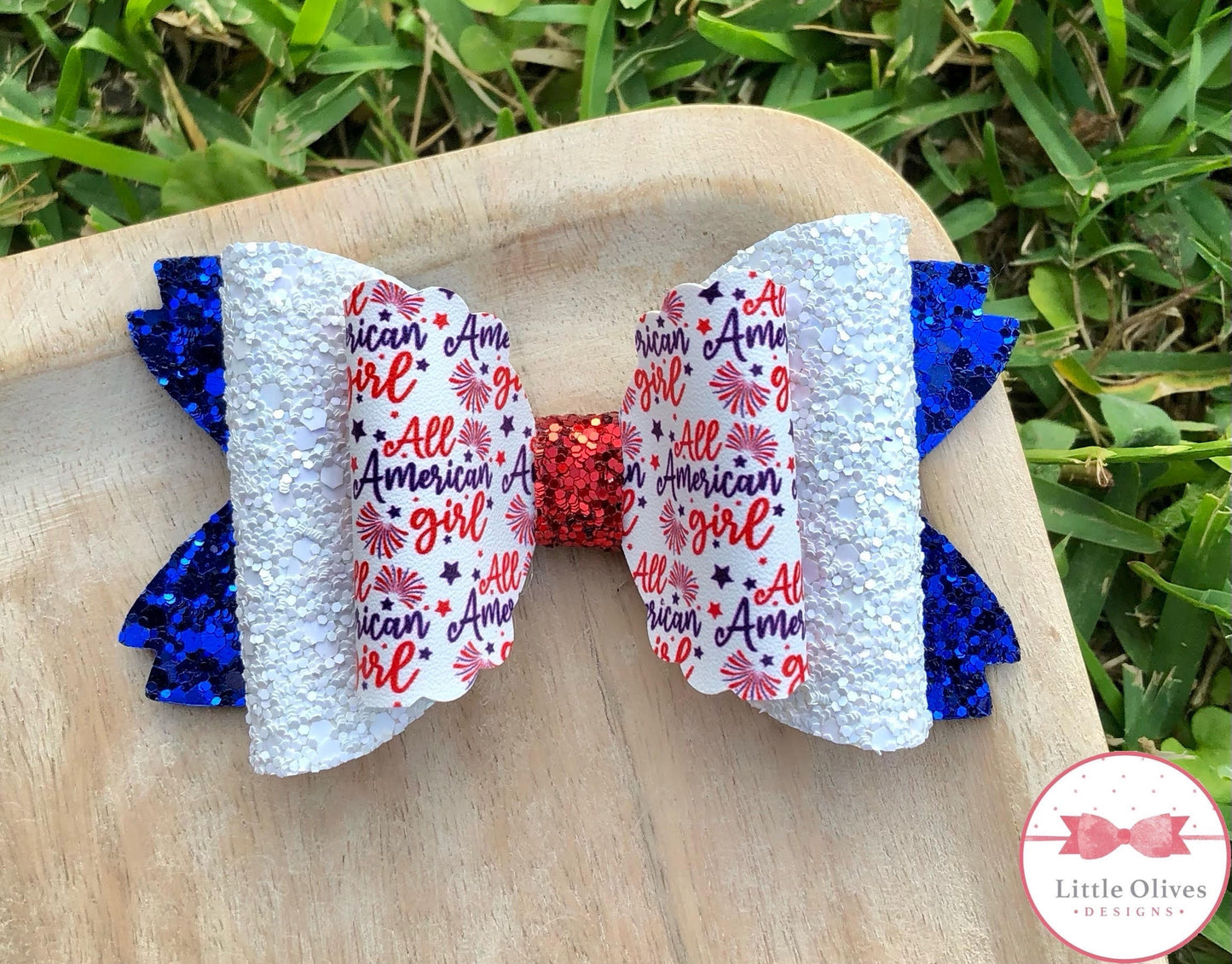 ALL AMERICAN GIRL BOW