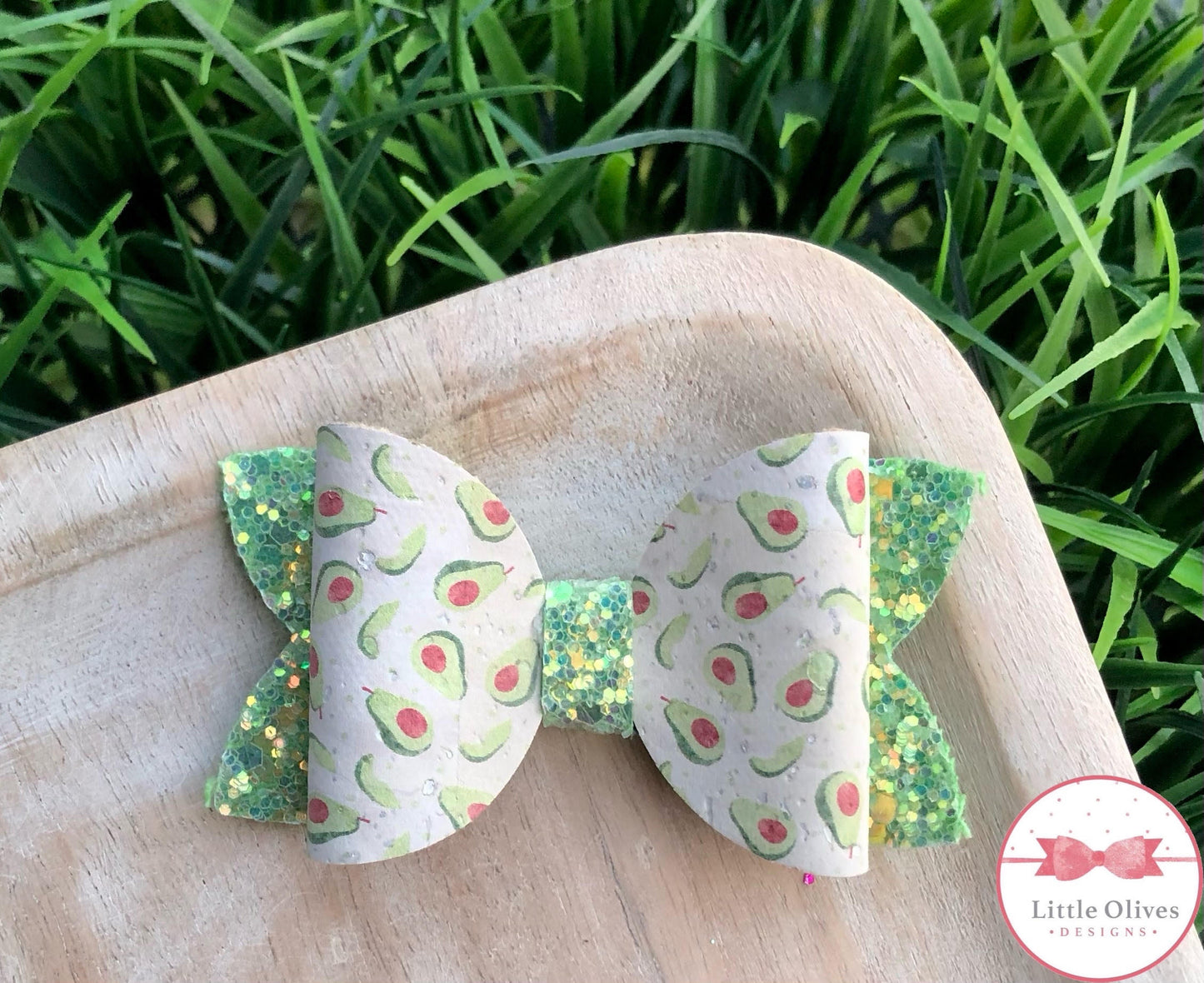 AVOCADO CORK BOW