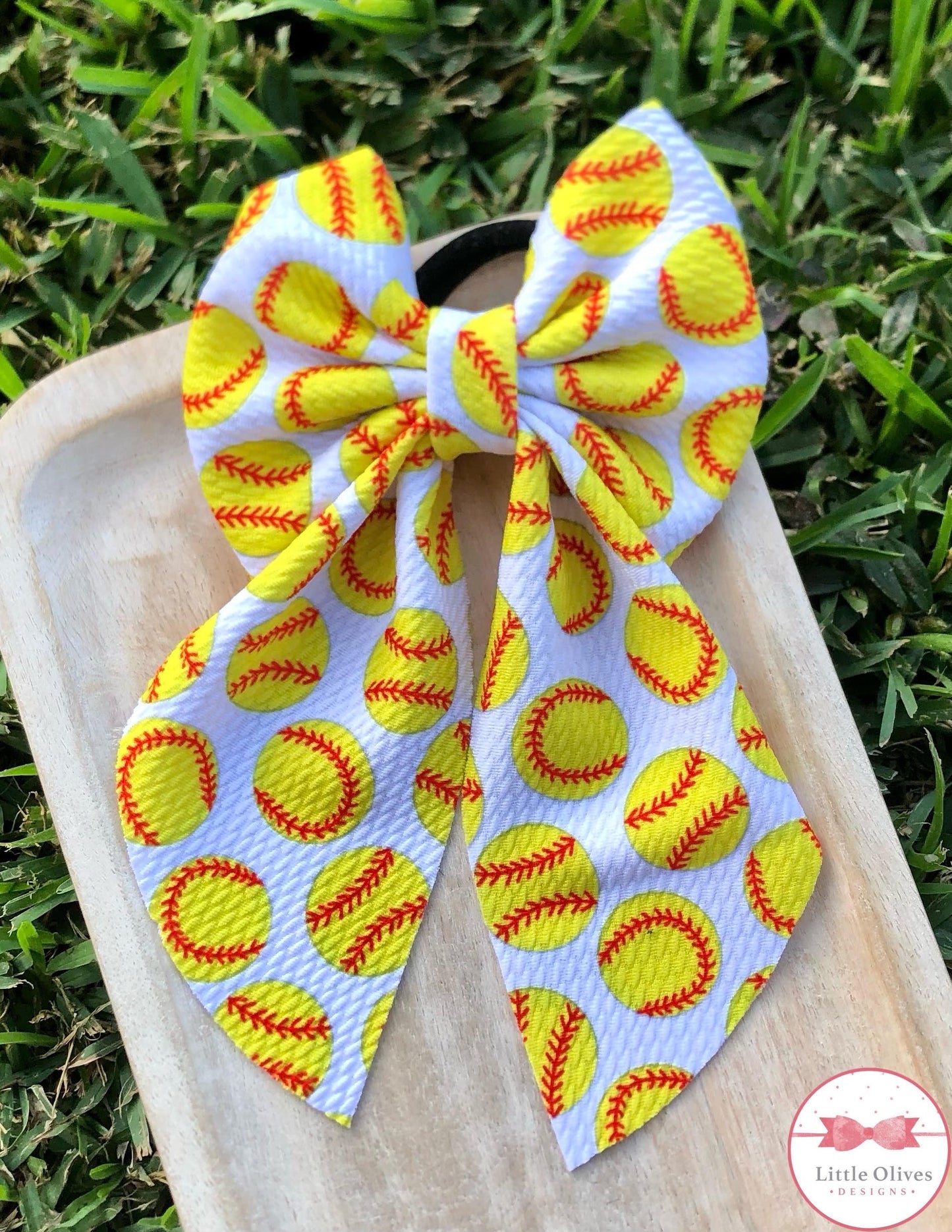 Softballs sailor bow