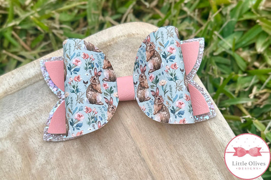 BUNNY BLOOMS BOW