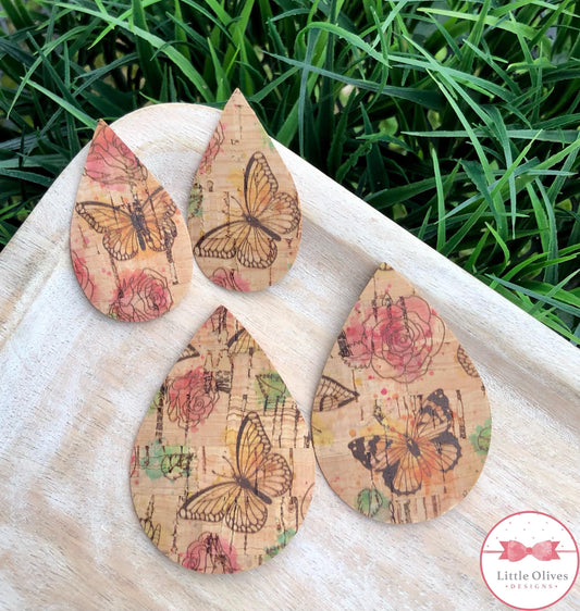 BUTTERFLY CORK EARRINGS