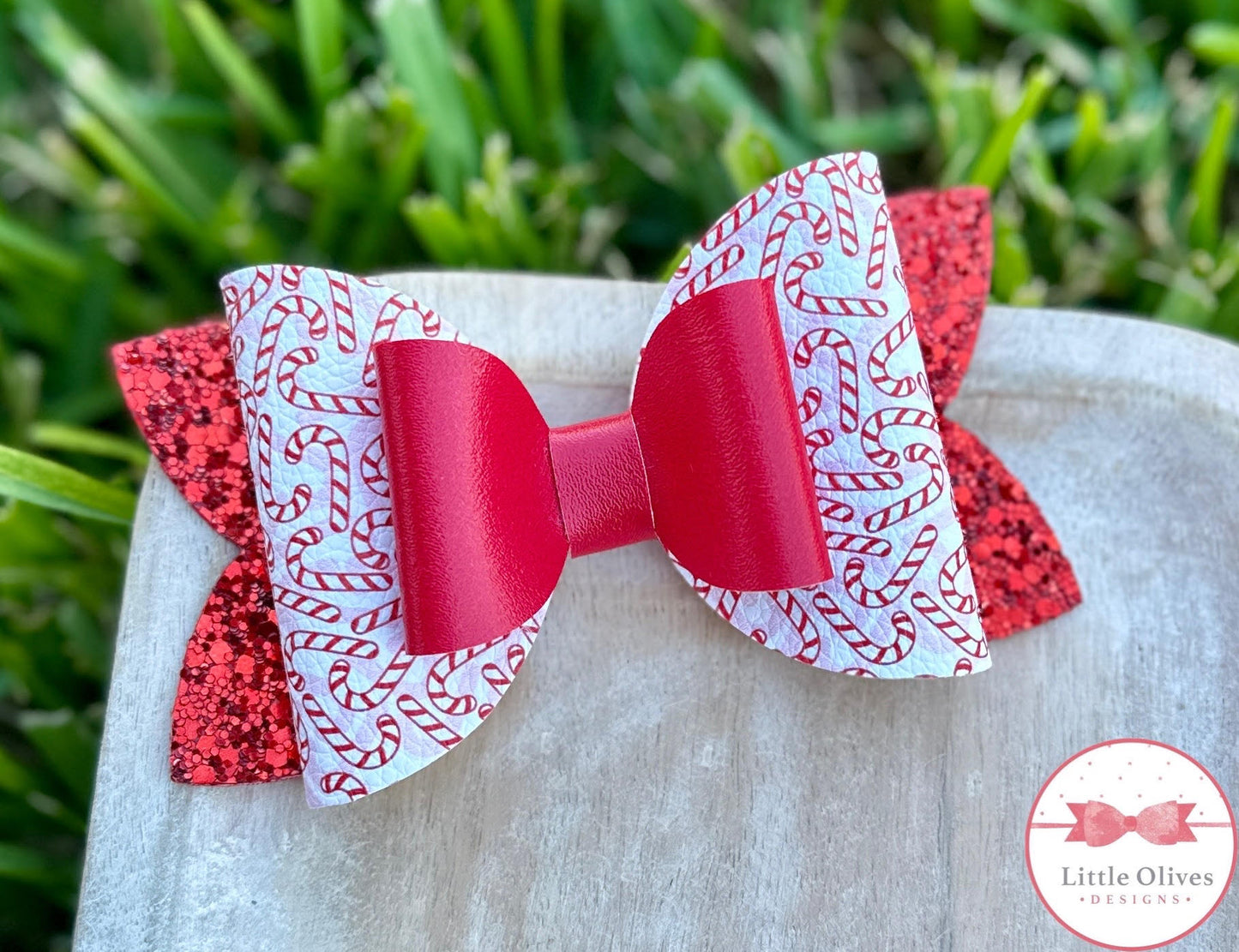 CANDY CANES BOW