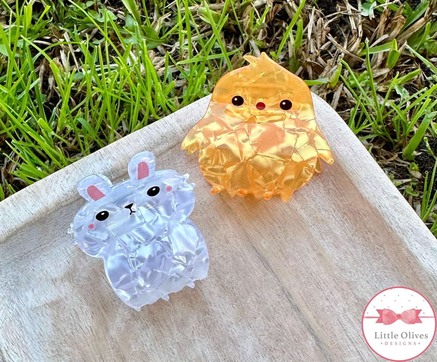 MINI EASTER ACRYLIC CLAW CLIPS