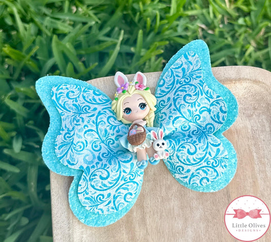 ELSA BUNNY CLAY BOW