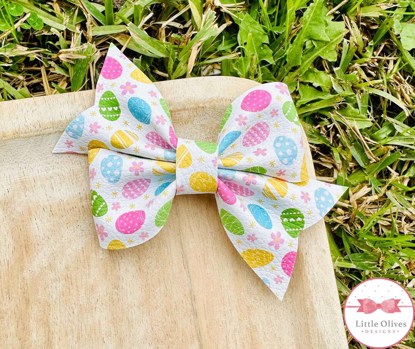 COLORFUL EASTER EGGS LARKIN BOW