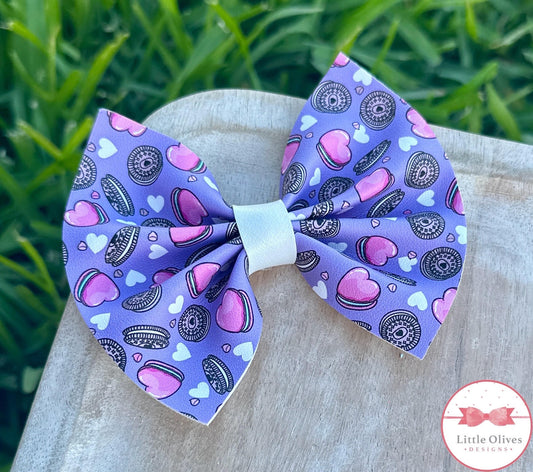 COOKIES PURPLE PINCH BOW