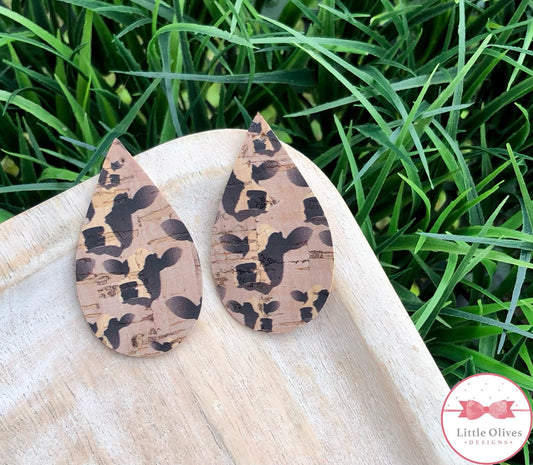 COW CORK EARRINGS