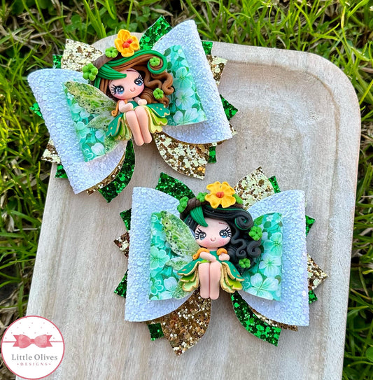 IRISH FAIRY CLAY BOW