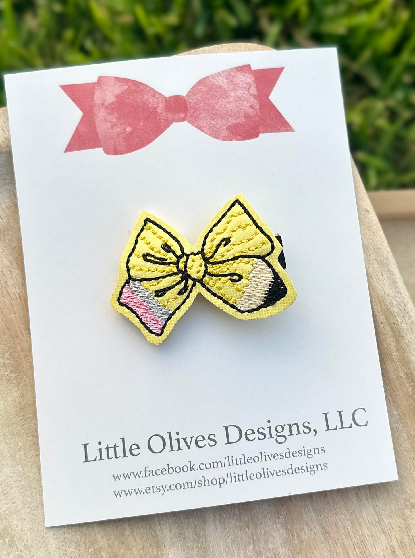 PENCIL BOW CLIP