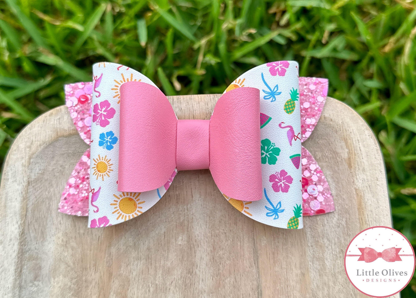 TROPICAL FLAMINGOS BOW