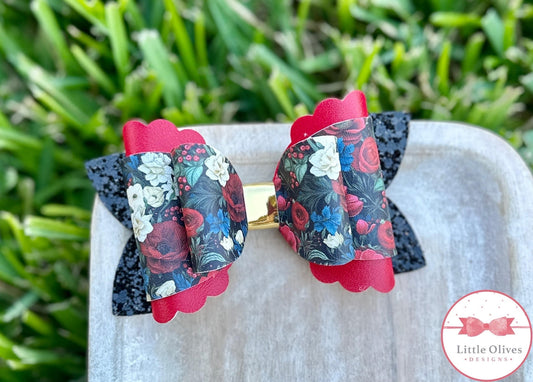 NICOLETTE FLORAL BOW