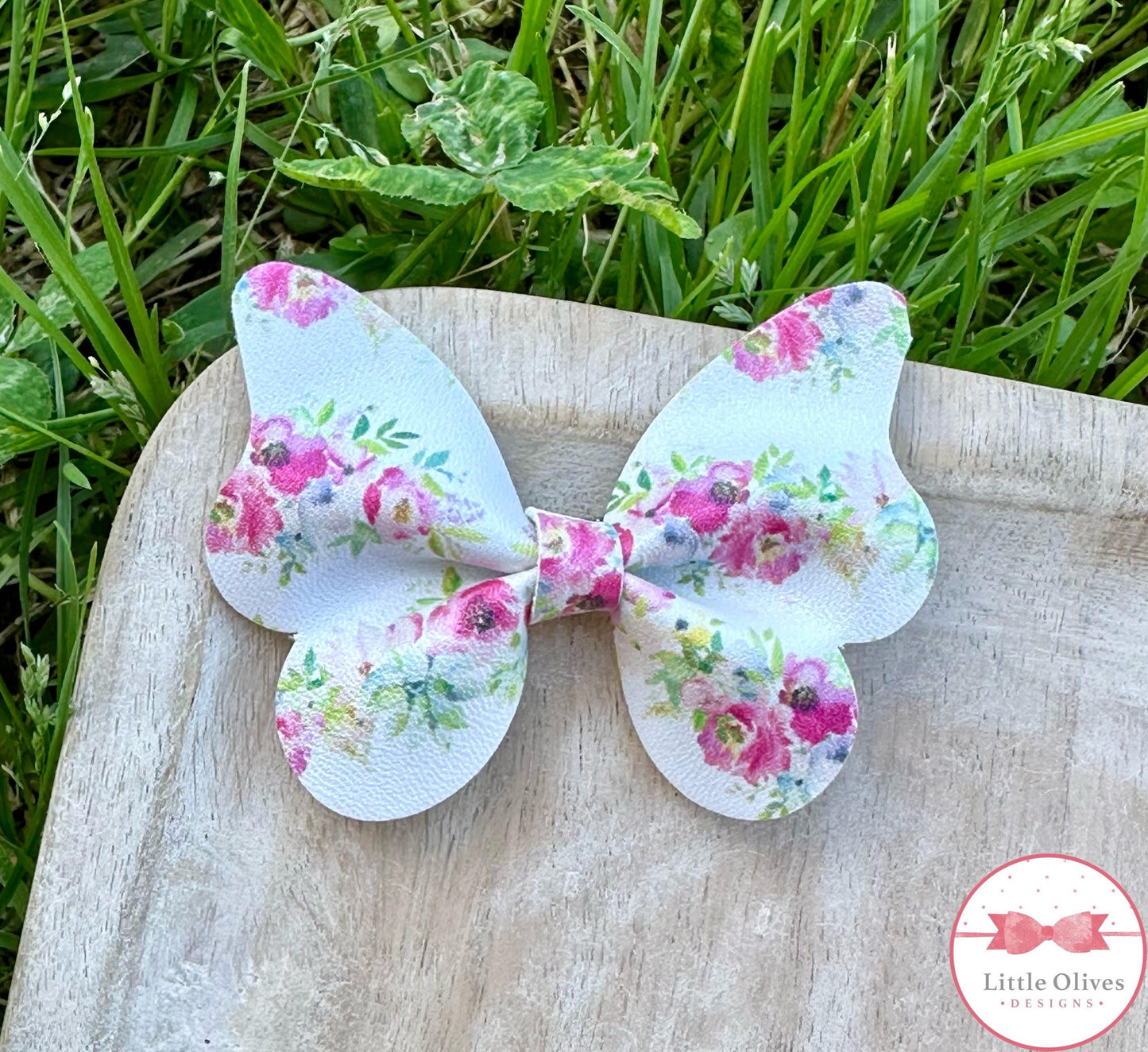 FLORAL BUTTERFLY BOW