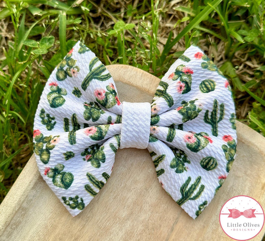 FLOWERING CACTI BOW