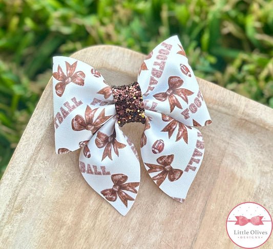 FOOTBALL BOWS SAILOR BOW