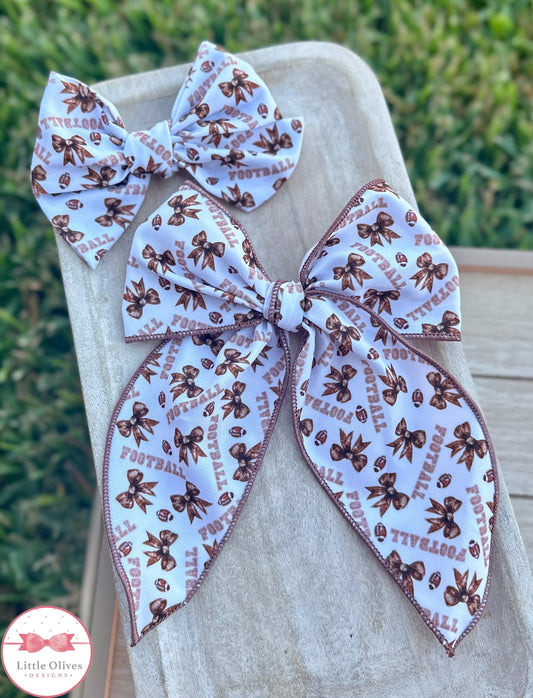 FOOTBALL BOWS SOPHIE BOWS