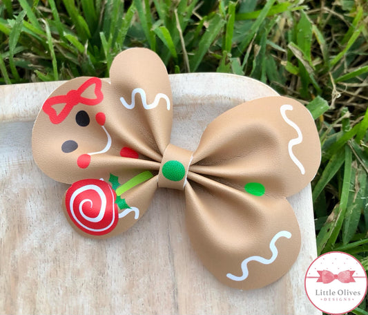 GINGERBREAD PINCH BOW