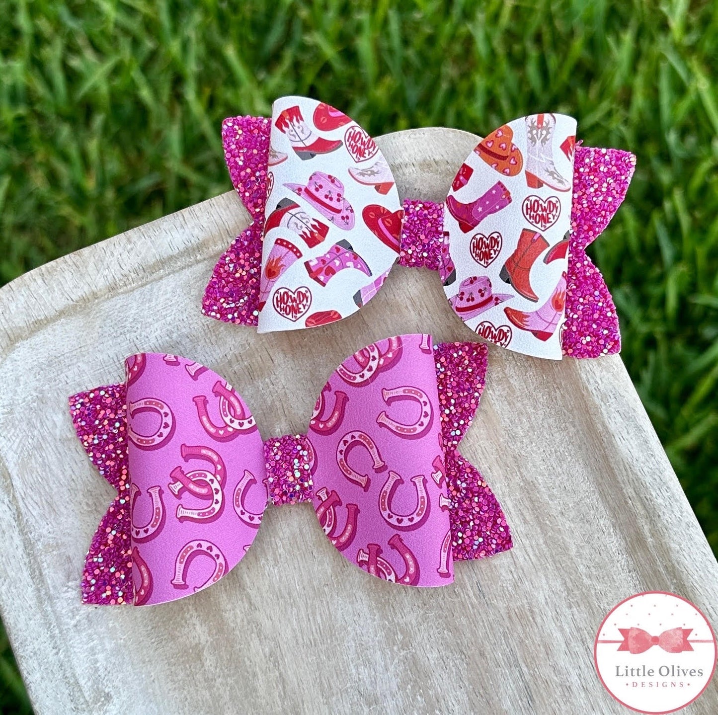 HOWDY HONEY 2PC BOW SET