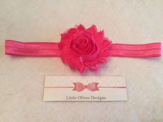 hot pink headband