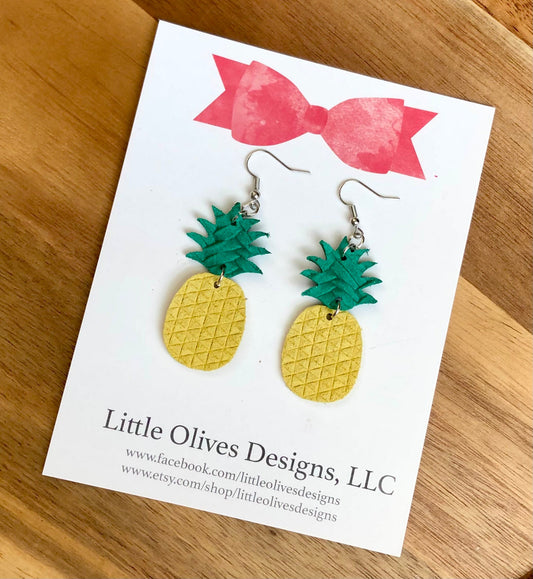 Pineapple earrings