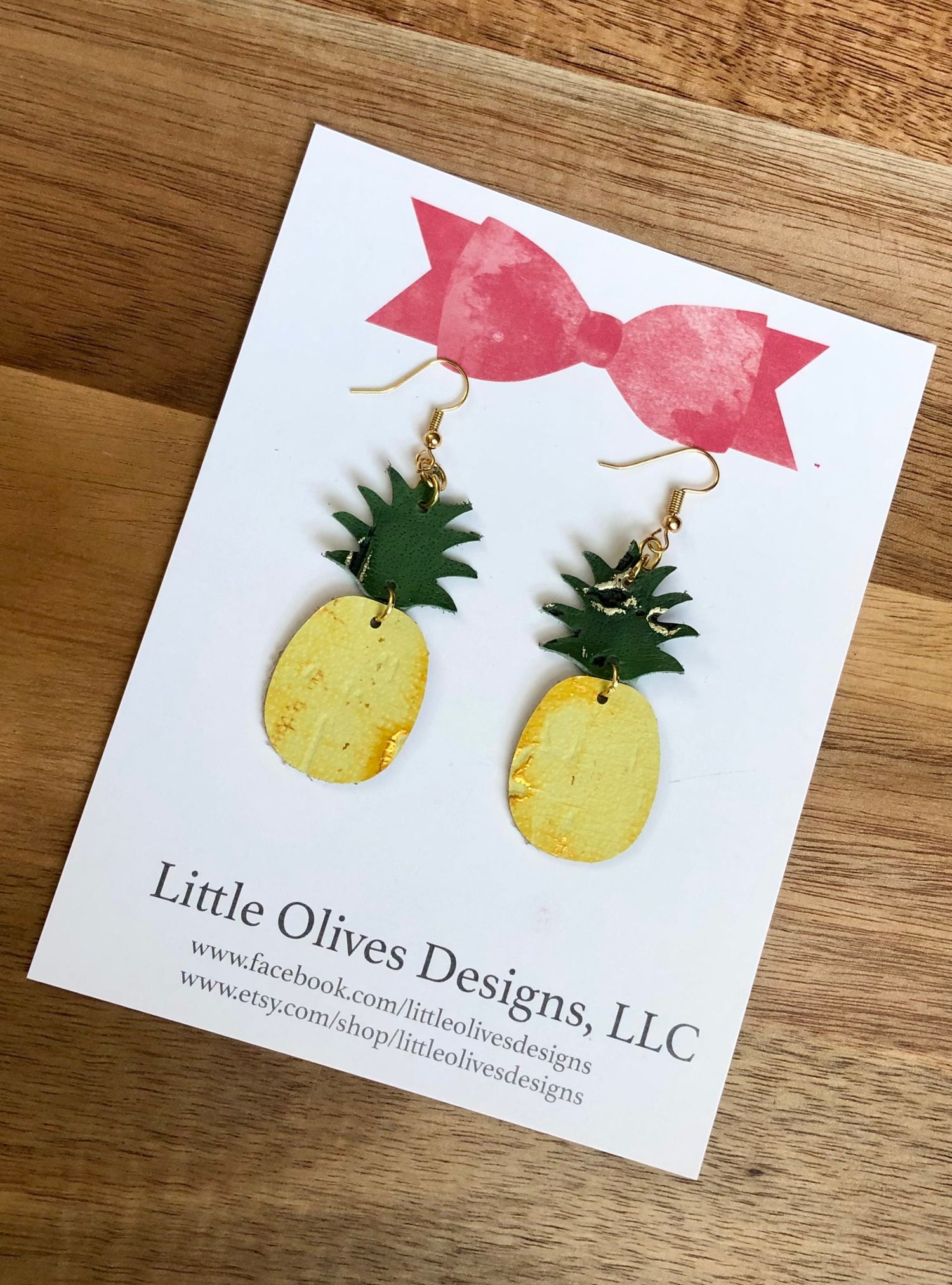 Pineapple earrings